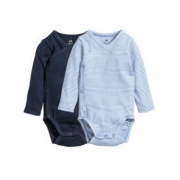 1日0点：H＆M 长袖连体衣2件装