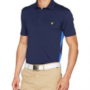 限S码！Lyle & Scott 苏格兰金鹰 faray functional 男士吸湿排汗防晒Polo衫  免费直邮到手￥211.5