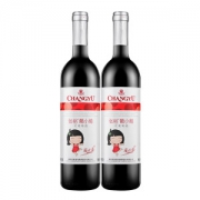 张裕 红酒红葡萄酒2支+酒具6件套