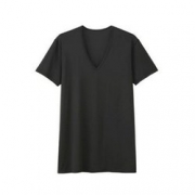 0点！UNIQLO 优衣库 男装 AIRism网眼V领T恤(短袖) 182497 39元