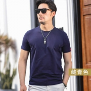 比菲力 精梳棉 男女休闲T恤