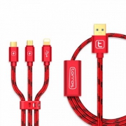 图拉斯 三合一数据线