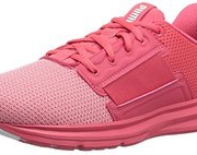 限5.5码！PUMA 女式 ENZO STREET WN 运动鞋 Paradise Pink-puma White