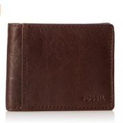 凑单！ Fossil Ingram Traveler 男士真皮钱包