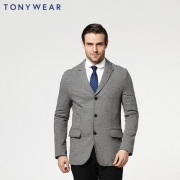 TONY WEAR 汤尼威尔 男士纯羊毛针织西装 两色