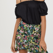 0点开始！ H&M HM0647190 女士不规则半身裙 50元包邮