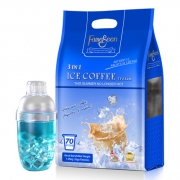 FameSeen 名馨 双冲特浓三合一速溶白咖啡15g*70条 赠雪克杯