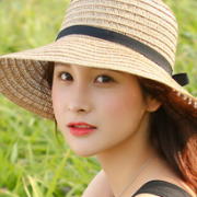 爱莱尔 女士沙滩帽草帽