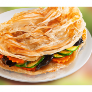 粮全其美 手抓饼 原味 2kg （20片） *3件