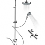 25日0点历史低价： GROHE 高仪 124124 恒温淋浴花洒套装 1499元包邮（前1小时定金膨胀7倍）