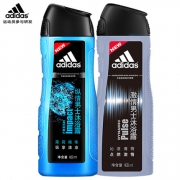 Adidas 阿迪达斯 纵情+激情 男士沐浴露 各400ML