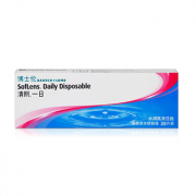 博士伦 清朗一日水润日抛隐形眼镜30片装