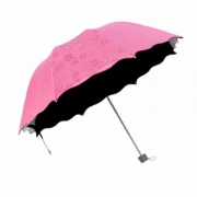 春笑  遇水开花雨伞三折叠太阳伞