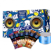 Maxwell House 麦斯威尔 馆式咖啡音乐礼盒 6味*4条 496g（内含蓝牙音箱）