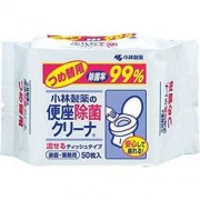KOBAYASHI 小林制药 马桶便圈清洁消毒可溶湿巾 50张