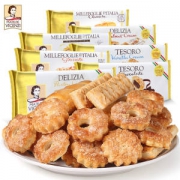 意大利产 维西尼 VICENZI 进口千层酥饼干 奶油夹心饼干 125g