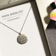 Dogeared 朵吉兒 Maya Angelou 2.0 银质感恩项链 prime会员到手123.7元