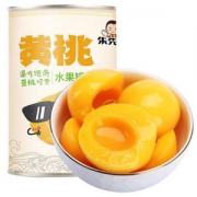 朱先森 糖水黄桃水果罐头 425g