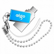 aigo爱国者 双插头OTG 手机U盘两用 金属32g