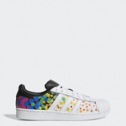 限尺码： adidas 阿迪达斯 Pride Pack Superstar 男子休闲鞋 *2双 $59.98（第2件5折，合255元/双）