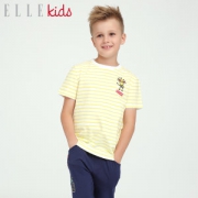 elle kids 男童纯棉短袖T恤