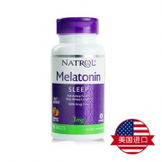 美国进口 Natrol 褪黑素速溶片 90片 助眠安眠