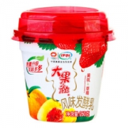 伊利 大果粒 黄桃+草莓 酸奶 260g