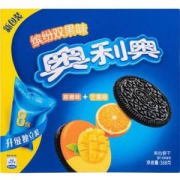 奥利奥Oreo早餐休闲零食蛋糕糕点缤纷双果味夹心饼干甜橙味+芒果味388g