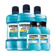 LISTERINE 李施德林 冰蓝口味 漱口水 500ml 三瓶装 *2件