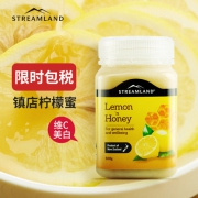 新西兰进口 Streamland 纯天然野生柠镇店檬蜂蜜 500g