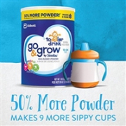 雅培超级品牌日再来！ Go&Grow 婴幼儿奶粉 1.02kg*3罐装+便携装 17.4g*2袋