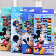 握感舒适！Disney 迪士尼 Z6134 油画棒 12色 2.9元包邮（5.9-3）