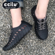 日本 驰绿 男女凉鞋洞洞鞋
