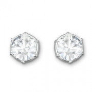 SWAROVSKI 施华洛世奇 1179717 闪亮镀白金色耳环