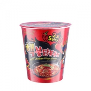 有券的上 韩国进口 三养（SAMYANG）方便面 火鸡面 双倍辣鸡肉味杯面 70g