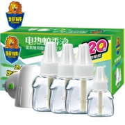真实有效 超威 雨后薄荷香型 电蚊香液 1器+4瓶 可用200晚