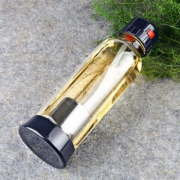 当当优品 便携吸管单层玻璃杯600ML