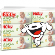 PLUS会员！Nuby 努比 婴儿湿巾 80片×6包  25.53元（满减+用券）