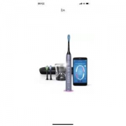 ￼￼飞利浦（PHILIPS）电动牙刷HX9903/42 钻石亮白智能型 充电式成人声波震动牙刷蓝牙版 铂金灰