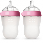 COMOTOMO 硅胶防胀气婴儿奶瓶 240ml*2个