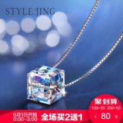 静风格 施华洛世奇元素 水晶项链