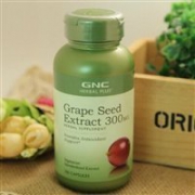 GNC 健安喜 Herbal Plus 葡萄籽胶囊 300mg*100粒