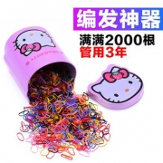 时尚新款# 2018新款弹力kt猫儿童编发头饰2000根