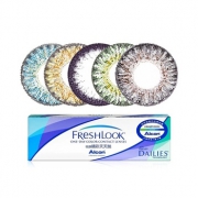 爱尔康视康Freshlook睛彩天天抛彩色隐形眼镜10片装