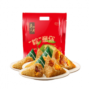 真真老老 6只全荤3口味嘉兴粽子礼袋600g