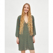 ZARA TRF女装长衫式连衣裙