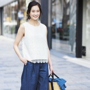UNIQLO优衣库 女装蕾丝T恤