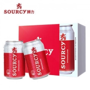 荷兰百年品牌 狮力 Sourcy 天然含气泡矿泉水 330ml*24瓶