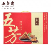 五芳斋 端午节粽子礼盒 6口味12个 共2.4斤