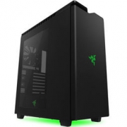 NZXT 恩杰 H440 雷蛇版 中塔式机箱（信仰灯/钢化面板/侧透/支持长显卡）